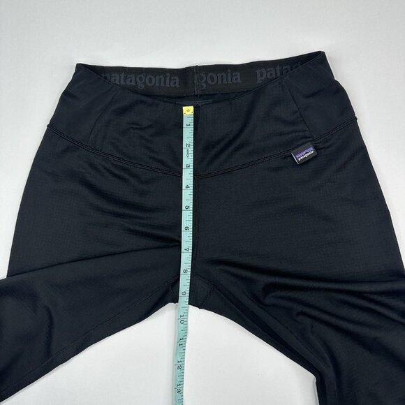 Patagonia Women's Black Capilene Midweight Base Layer Bottoms S/W25/L26.5 - Picture 10 of 13